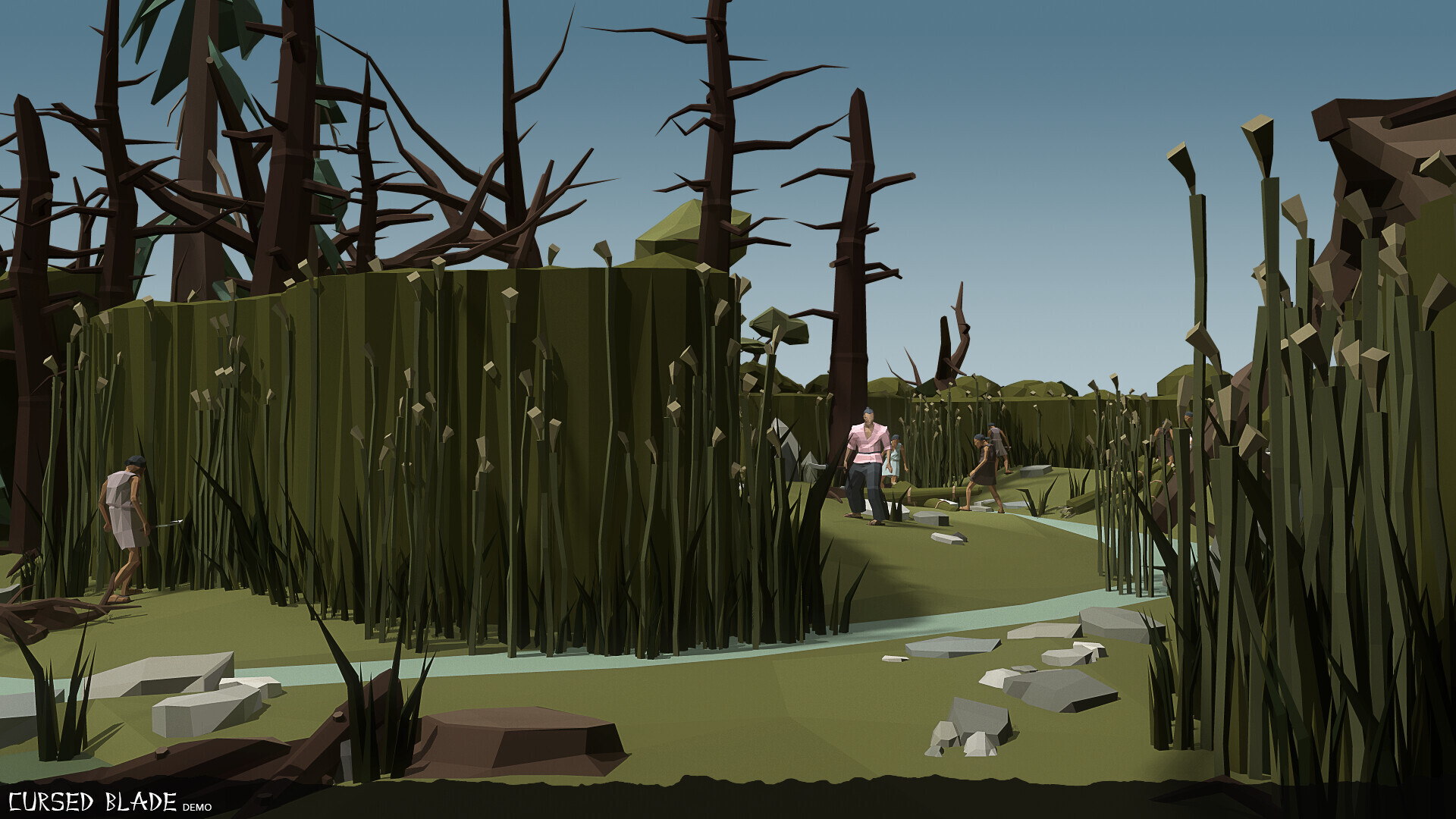 Level art and design - Cursed Blade Game